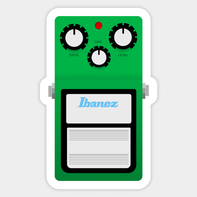 Tubescreamer Stompbox Sticker by nostrobe